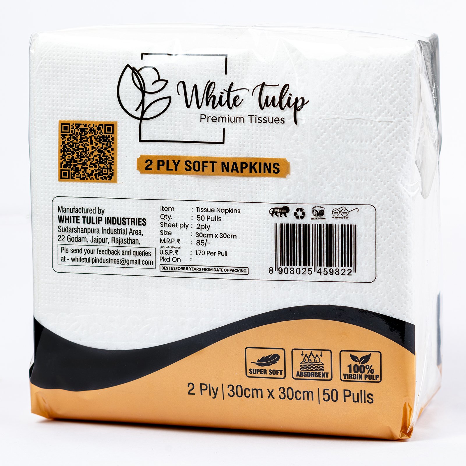 White Tulip Tissue Napkins 2 Ply - Image 7
