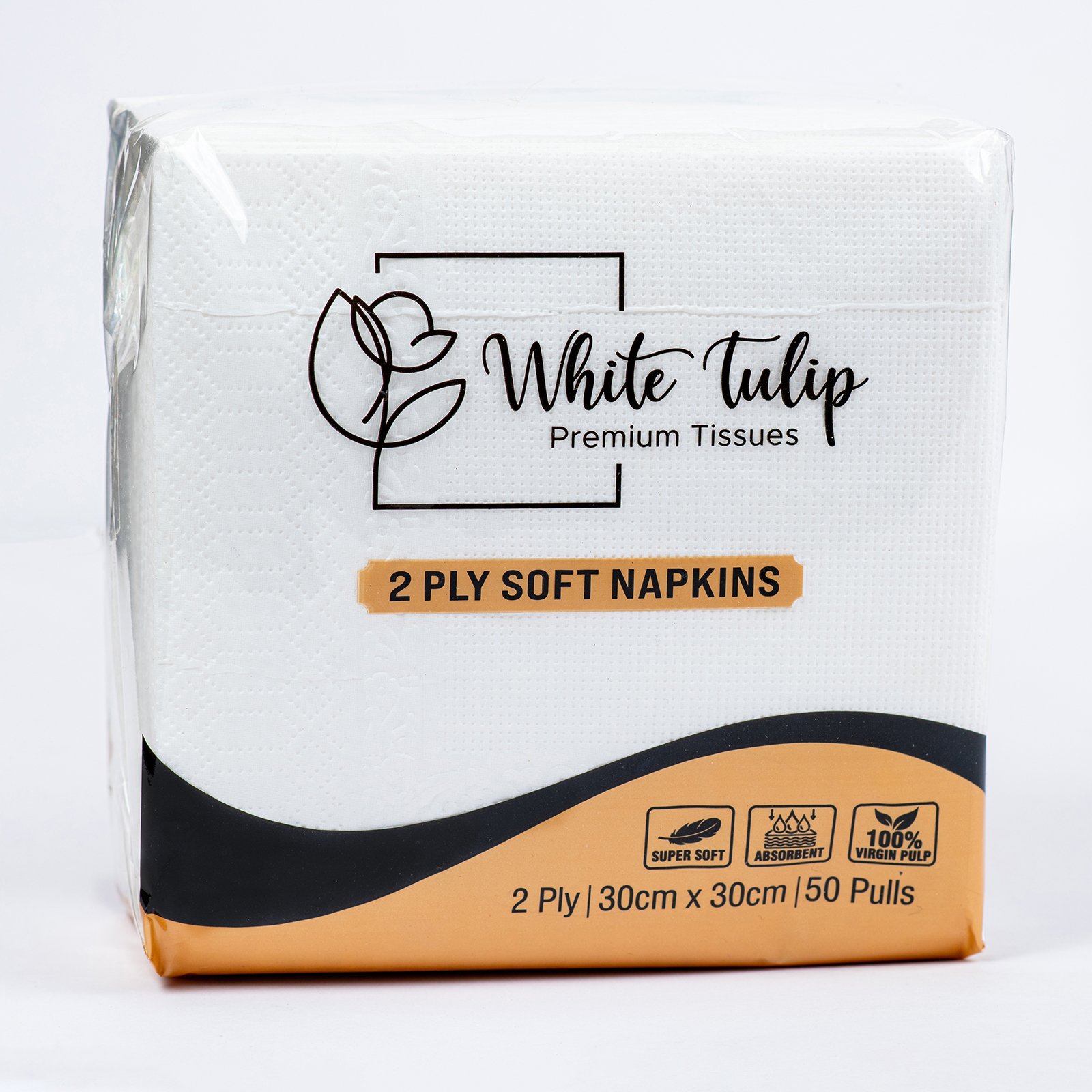 White Tulip Tissue Napkins 2 Ply - Image 2